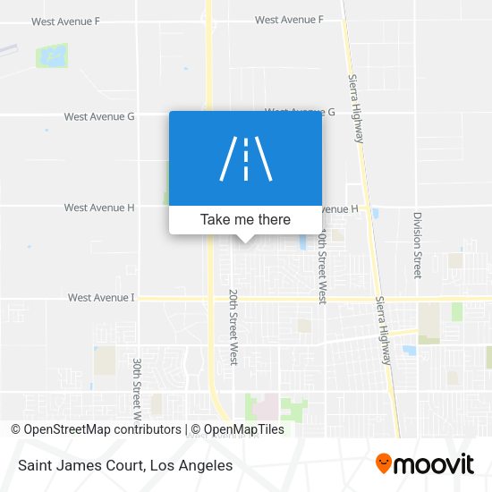 Saint James Court map