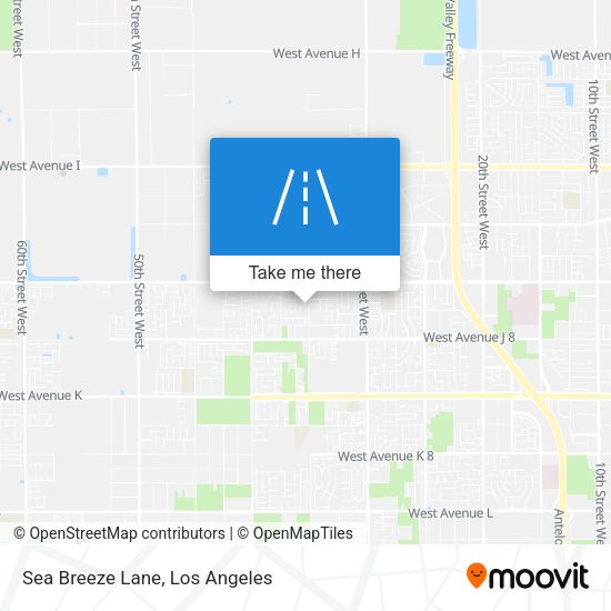 Sea Breeze Lane map