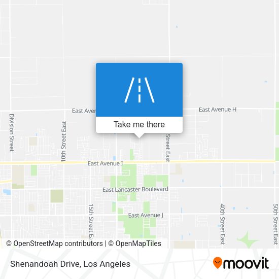 Shenandoah Drive map