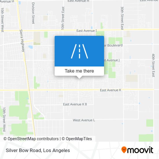 Mapa de Silver Bow Road