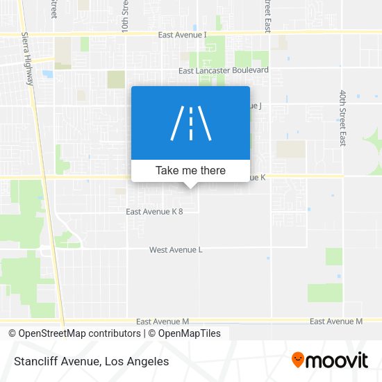 Stancliff Avenue map