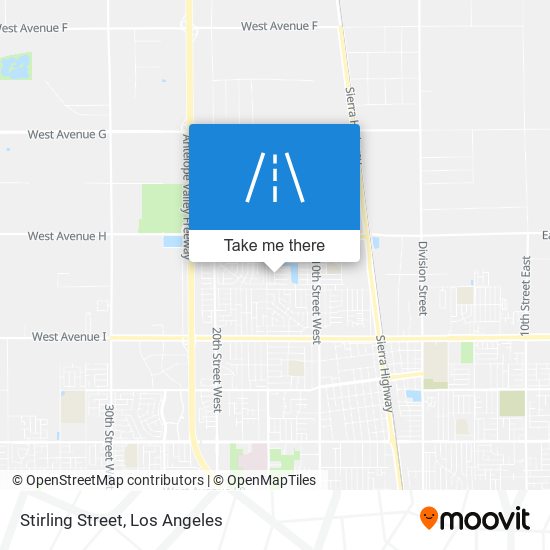 Stirling Street map