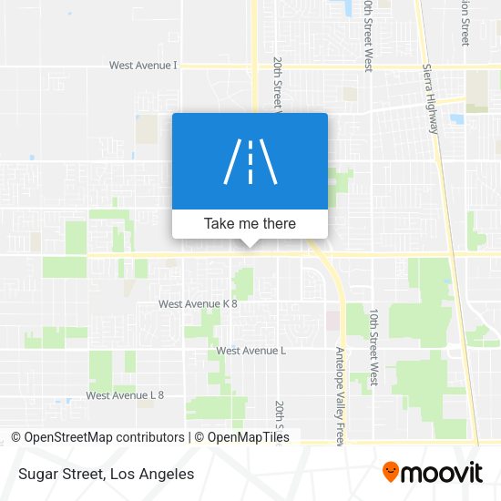 Mapa de Sugar Street
