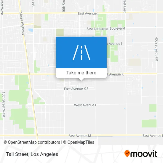Tali Street map