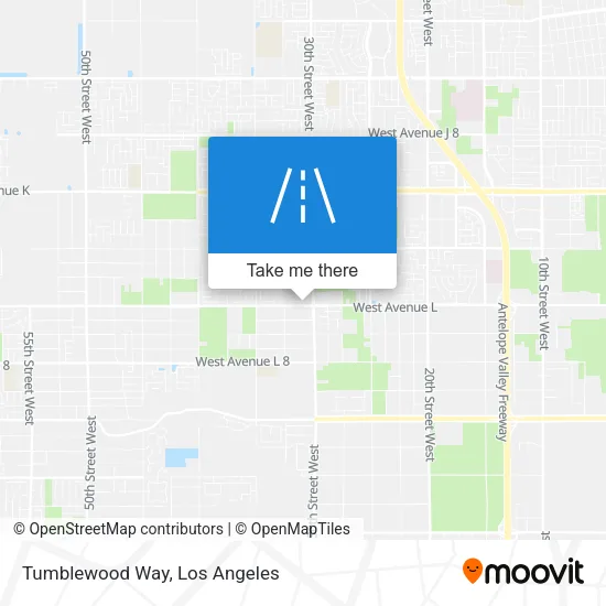 Mapa de Tumblewood Way