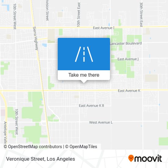 Veronique Street map