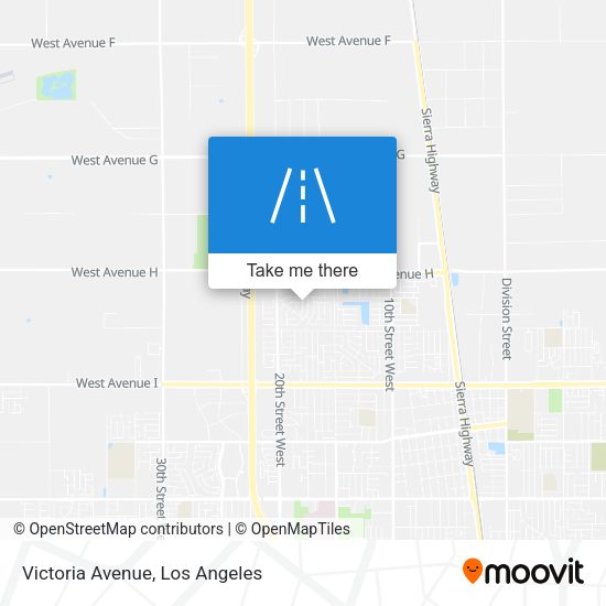 Mapa de Victoria Avenue