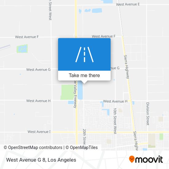 Mapa de West Avenue G 8