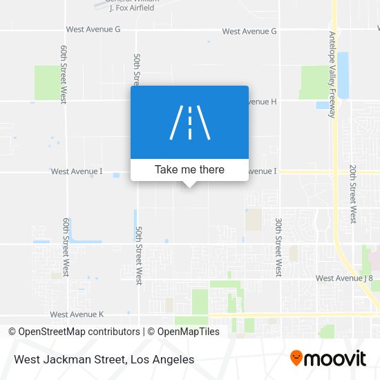 Mapa de West Jackman Street