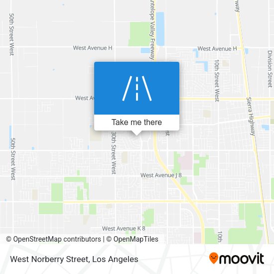 West Norberry Street map