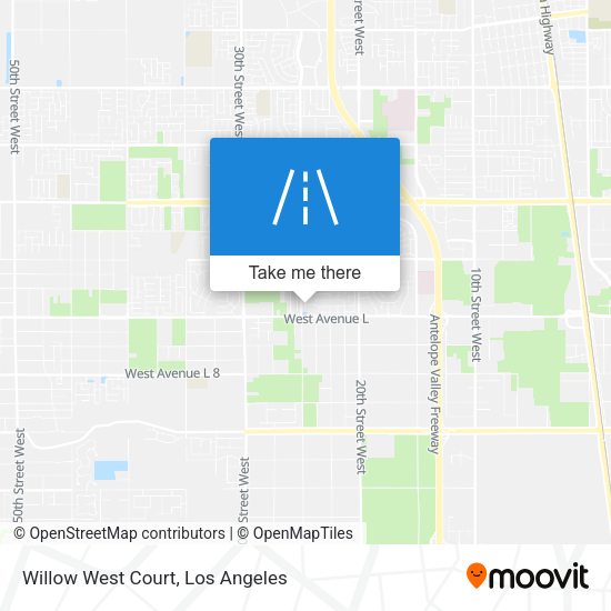 Mapa de Willow West Court