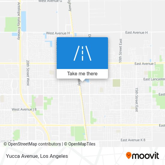 Mapa de Yucca Avenue