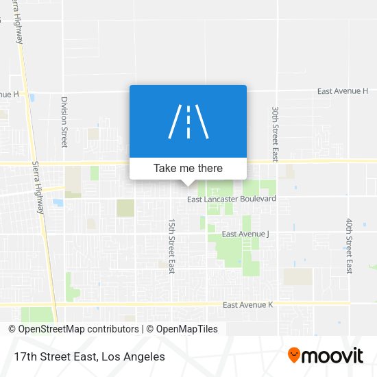 Mapa de 17th Street East