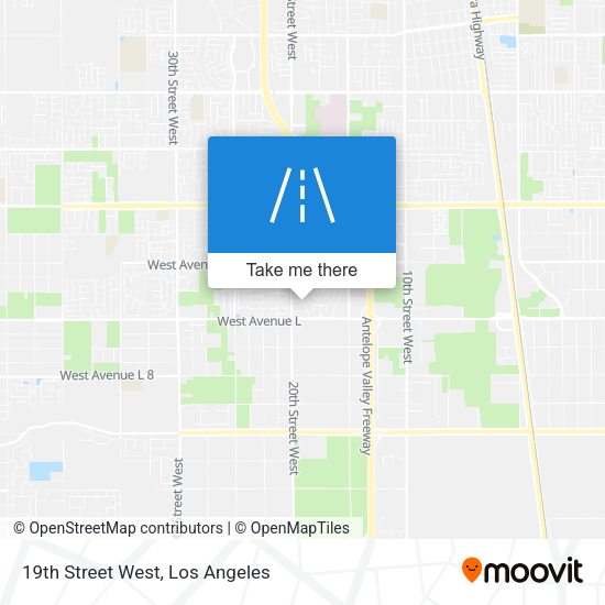 Mapa de 19th Street West