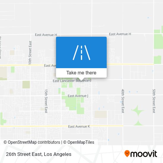 Mapa de 26th Street East