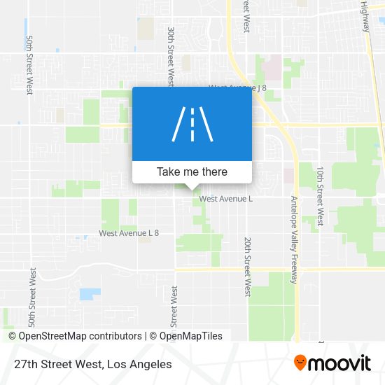 Mapa de 27th Street West