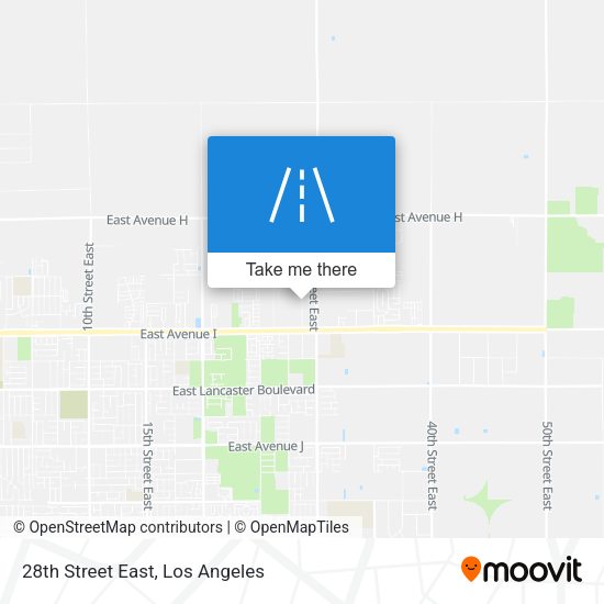 Mapa de 28th Street East