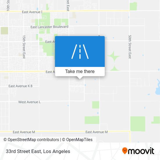 33rd Street East map