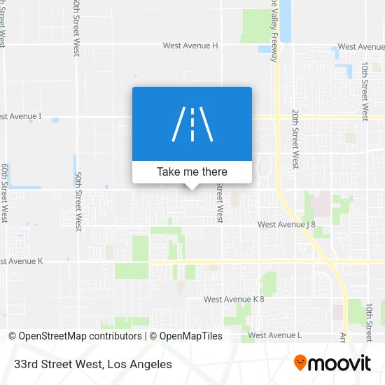 Mapa de 33rd Street West