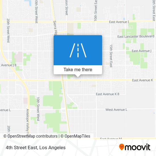 Mapa de 4th Street East