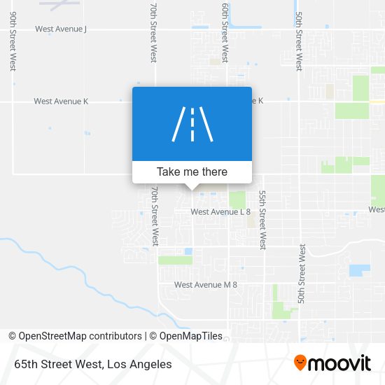 65th Street West map