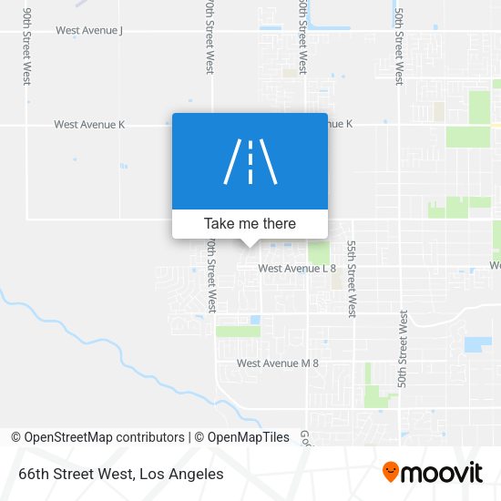 66th Street West map