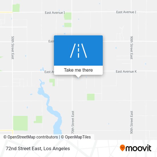 72nd Street East map