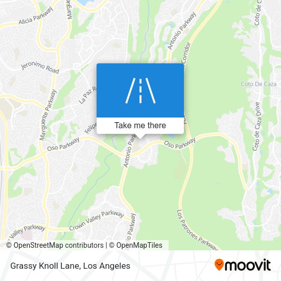 Grassy Knoll Lane map