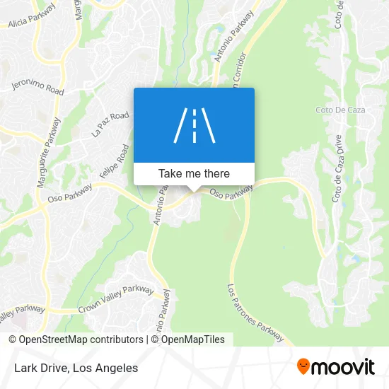 Lark Drive map