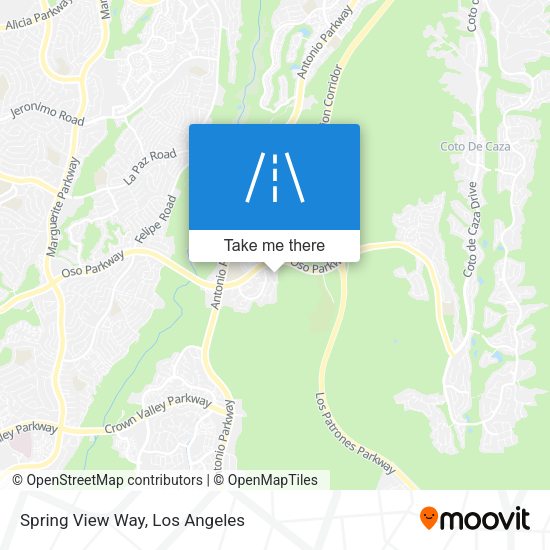 Spring View Way map