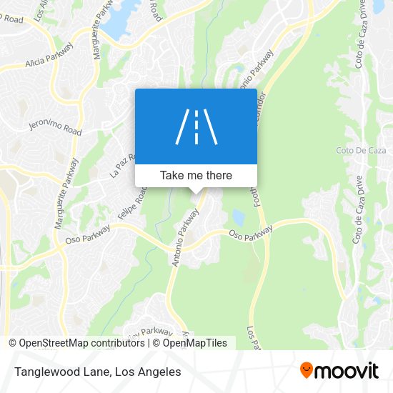 Mapa de Tanglewood Lane