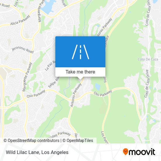 Mapa de Wild Lilac Lane