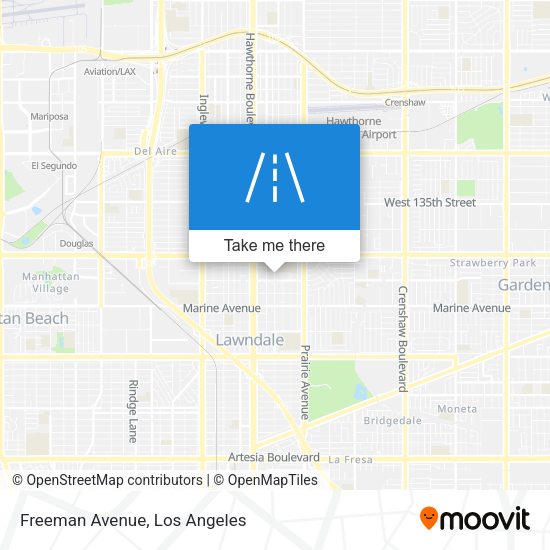 Freeman Avenue map