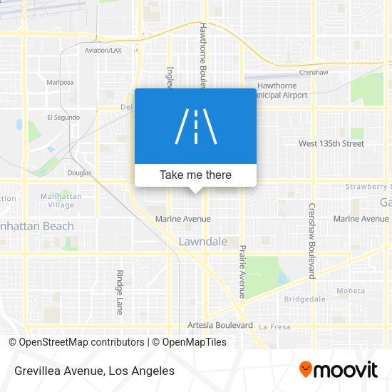 Grevillea Avenue map