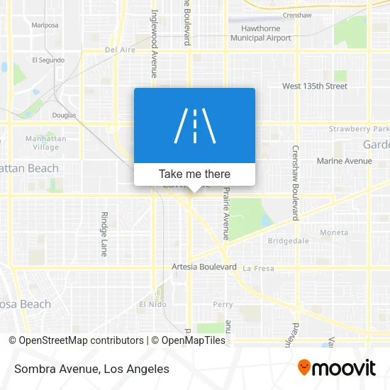 Sombra Avenue map