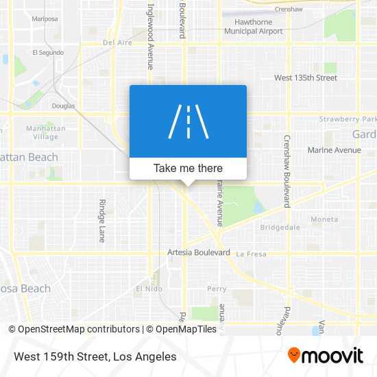 Mapa de West 159th Street