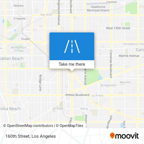 160th Street map