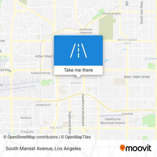 Mapa de South Mansel Avenue