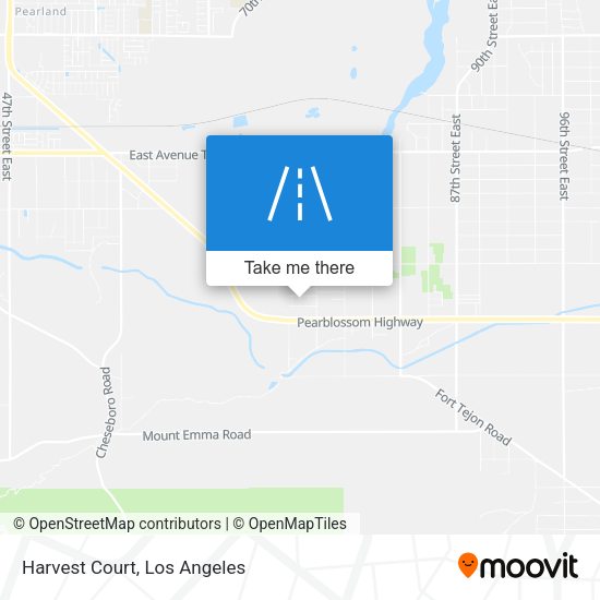 Harvest Court map