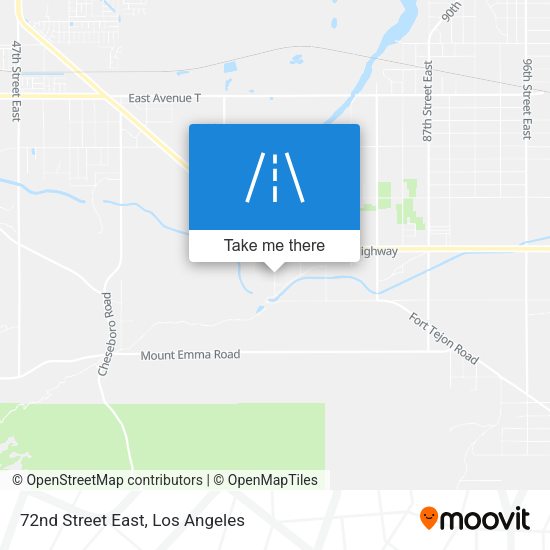Mapa de 72nd Street East