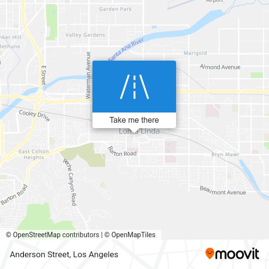 Anderson Street map