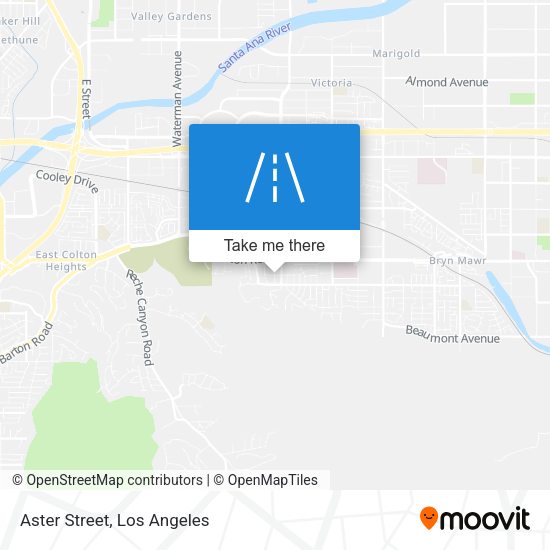 Mapa de Aster Street