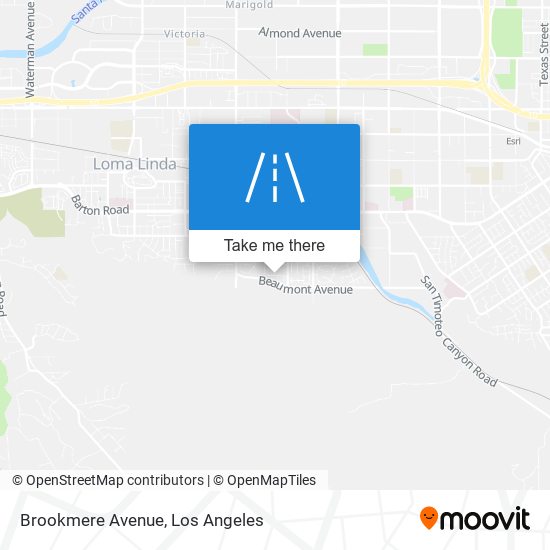Brookmere Avenue map