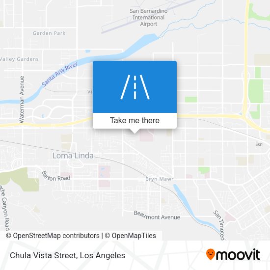 Chula Vista Street map