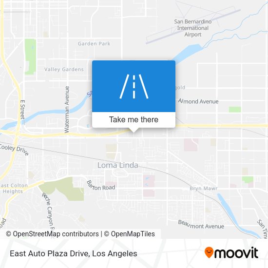 East Auto Plaza Drive map