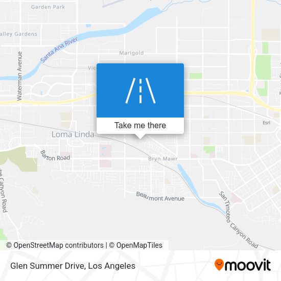 Glen Summer Drive map