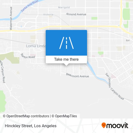 Mapa de Hinckley Street
