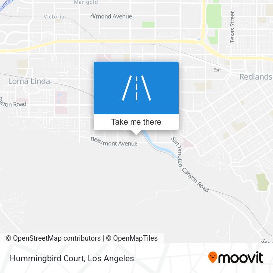 Mapa de Hummingbird Court