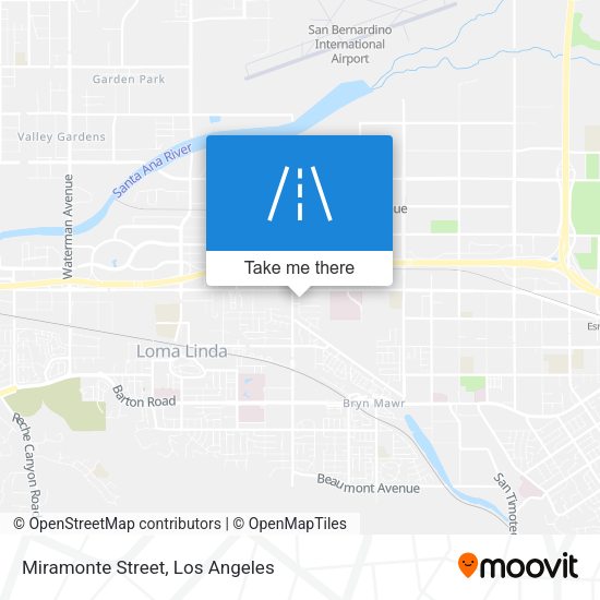 Miramonte Street map