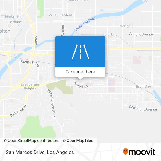 San Marcos Drive map